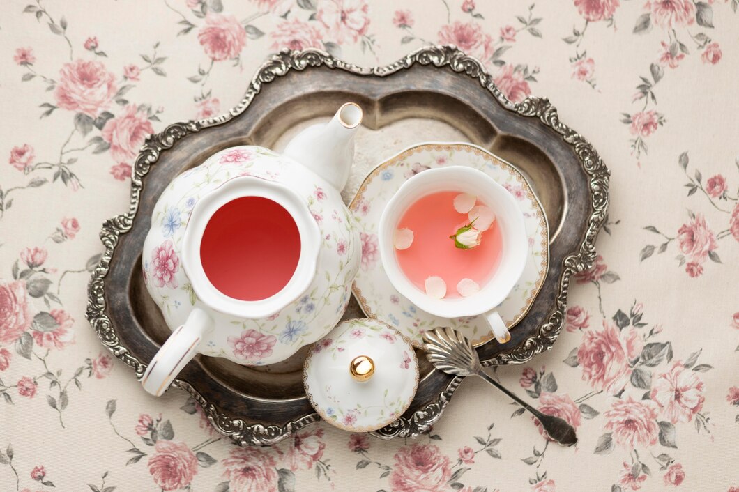 Jak stylowo serwować herbatę za pomocą ręcznie zdobionych filiżanek